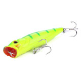Popper Fishing Lures 9CM-12G-6# Topwater Bait Crankbait Wobbler Tackle Isca Poper Floating Top Water pike Lures