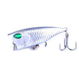 Topwater Popper Lure 4CM-3.3G-14# Stickbait Hard Bait Isca Artificial Bass Trout Pike Wobbler Fishing Tackle