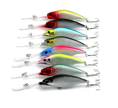 Wobbler Jerkbait Minnow Fishing Lure 11CM-9.2G-6# Diving Depth 0.6~2.4m Jerkbait Bass Pike Carkbait Wobblers