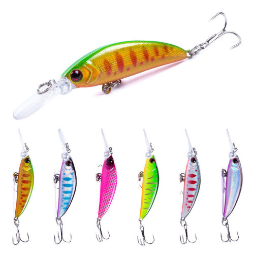 Wobbler Minnow Fishing Lure Sinking Lure Bionic Bass Trout Artificial Bait 7cm 6g