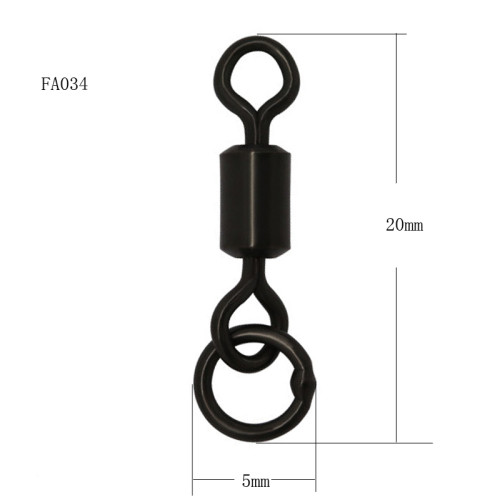Wholesale Carp Fishing Swivels with single ring , Carp fishing tackle
