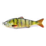 3D Eyes Multi Jointed Fishing Lure 12cm 16.8g Lifelike 4 Sections Swimbait Crankbait Hard Bait Fish Lure Fishing Tackle