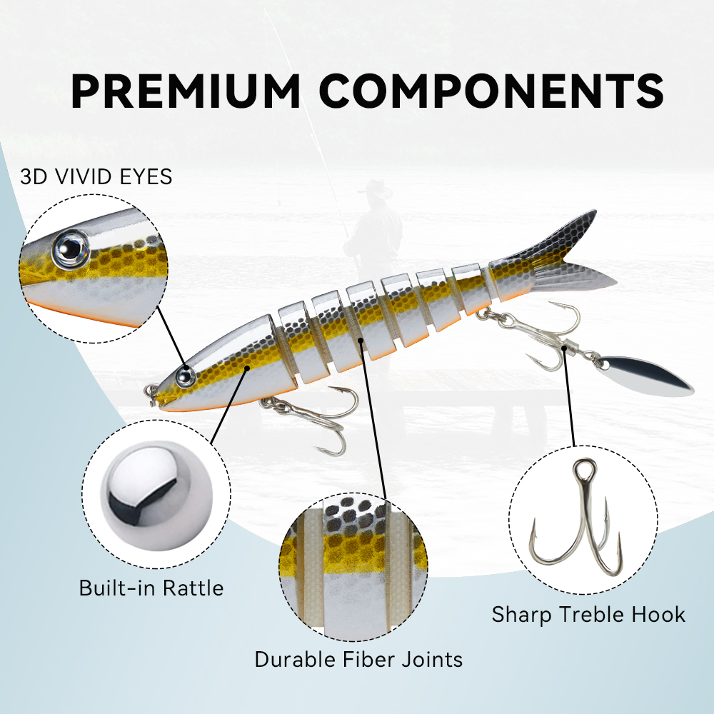 Soft Plastic Baits Set Curly Tail Swimbaits Curly Tail Worms Grubs for Crap  Bass Trout Walleye Freshwater Saltwater