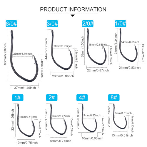 300 pcs 10/0  High Carbon Steel Fishing Cat Fish hook, fishhook for Cat Fish