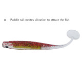 10cm/5g Soft bait Swimbait Jig Head Soft Lure 10pcs/lot handmade soft fishing lure T Tail Lure Fly Fishing Bait Wobbers Lure