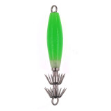 Glow in The Dark Squid Jig Hook Saltwater Fluorescent Fishing Cuttlefish Octopus Lures Night Baits