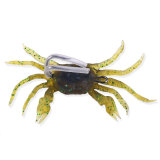3d Simulation Crab For Octopus Artificial Bait Silicone Soft Fishing Lure With Hook Saltwater Winter
