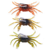 3d Simulation Crab For Octopus Artificial Bait Silicone Soft Fishing Lure With Hook Saltwater Winter
