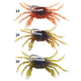 3d Simulation Crab For Octopus Artificial Bait Silicone Soft Fishing Lure With Hook Saltwater Winter