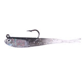 Soft Bait with lead hook  rubber soft lure with lead inside 7cm/2.8inch  5g/0.2oz