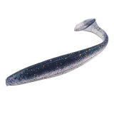 Soft  Lure Fishing Lure Shad Double Color Silicone Bait T Tail Wobblers  5cm/2in  7cm /2.8in  9cm / 3.5in