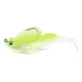 Soft bait with jig hook, 8cm/3.15in  14g/0.5oz  silicone bait