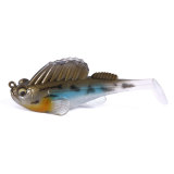 Soft bait with jig hook, 8cm/3.15in  14g/0.5oz  silicone bait