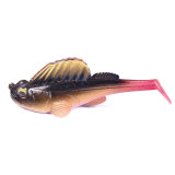Soft bait with jig hook, 8cm/3.15in  14g/0.5oz  silicone bait