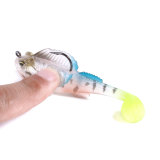 Soft bait with jig hook, 8cm/3.15in  14g/0.5oz  silicone bait
