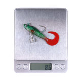 Rubber Soft bait with lead hook inside ,7cm/2.7in, 9g /0.3oz  maggot tailed bait