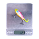 Rubber Soft bait with lead hook inside ,7cm/2.7in, 12g /0.42oz  maggot tailed bait