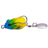 Frog Type Topwater Lure Silicone Thunder Fishing Lure with blade Soft Bait  2.5cm/1in 3.1g/0.1oz
