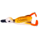 Duck Fishing Lure Ducking Fishing Frog Lure Artificial Bait Duckling 3D Eyes Fishing Baits Bass Carp Pike Fishing 8cm/3.15 10g/0.35oz