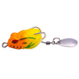 Frog Type Topwater Lure Silicone Thunder Fishing Lure with blade Soft Bait  2.5cm/1in 3.1g/0.1oz