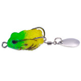 Frog Type Topwater Lure Silicone Thunder Fishing Lure with blade Soft Bait  2.5cm/1in 3.1g/0.1oz