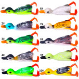 Duck Fishing Lure Ducking Fishing Frog Lure Artificial Bait Duckling 3D Eyes Fishing Baits Bass Carp Pike Fishing 8cm/3.15 10g/0.35oz