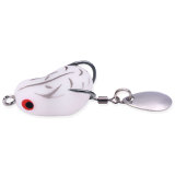 Frog Type Topwater Lure Silicone Thunder Fishing Lure with blade Soft Bait  2.5cm/1in 2.9g/0.1oz