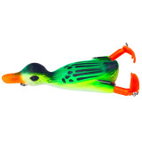 Duck Fishing Lure Ducking Fishing Frog Lure Artificial Bait Duckling 3D Eyes Fishing Baits Bass Carp Pike Fishing 8cm/3.15 10g/0.35oz