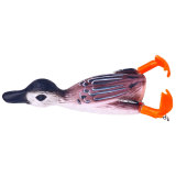Duck Fishing Lure Ducking Fishing Frog Lure Artificial Bait Duckling 3D Eyes Fishing Baits Bass Carp Pike Fishing 8cm/3.15 10g/0.35oz