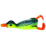 Duck Fishing Lure Ducking Fishing Frog Lure Artificial Bait Duckling 3D Eyes Fishing Baits Bass Carp Pike Fishing 8cm/3.15 10g/0.35oz
