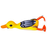 Duck Fishing Lure Ducking Fishing Frog Lure Artificial Bait Duckling 3D Eyes Fishing Baits Bass Carp Pike Fishing 8cm/3.15 10g/0.35oz