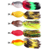 Frog Lure Top Water Soft Tube Bait  Fishing Lure with Fishing Hooks TopWater Ray Frog  10cm/3.94in 14g/0.5oz