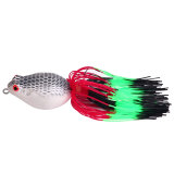 Frog Lure Top Water Soft Tube Bait  Fishing Lure with Fishing Hooks TopWater Ray Frog  10cm/3.94in 14g/0.5oz