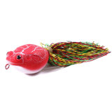 Frog Lure Top Water Soft Tube Bait  Fishing Lure with Fishing Hooks TopWater Ray Frog  10cm/3.94in 14g/0.5oz