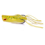 Frog Lure Soft Tube Bait  Fishing Lure with Fishing Hooks TopWater Ray Frog  7cm/2.8in 14g/0.5oz