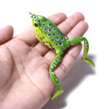 5 Pcs/set Frog Shape Topwater Lure Silicone Bait Thunder Fishing Soft Lure  Artificial Bait Wobbler  5.5cm/2.2in 15.5g/0.55oz
