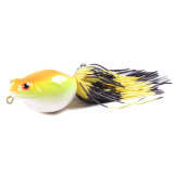 Frog Lure Top Water Soft Tube Bait  Fishing Lure with Fishing Hooks TopWater Ray Frog  10cm/3.94in 14g/0.5oz