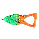 Frog Lure Double Propeller Legs Silicone Soft Baits Topwater Wobblers Artificial Bait For Bass Catfish Fishing Lure  9cm /3.54in 12g/0.42oz