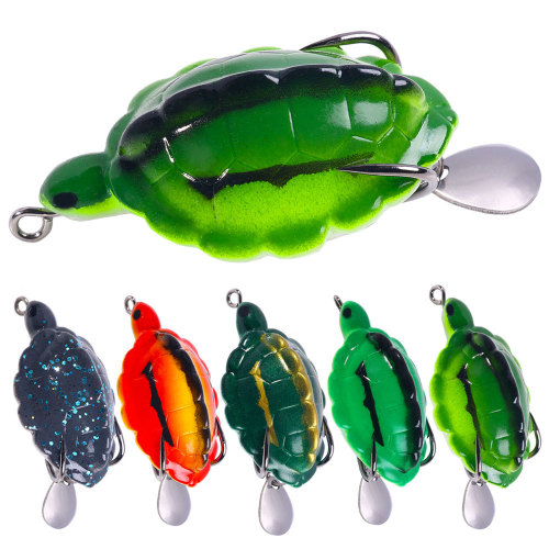Topwater Frog Fishing Lure 5.7CM/2.24in-12g/0.41oz Swimbait Wobblers Lure Popper Bass Pike Bait