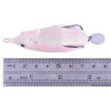 Topwater Frog Lure Soft Tube Bait  Fishing Lure 7cm/2.76in -12g/0.42oz with Fishing Hooks for Crank Catfish Bass Fishing Tackle
