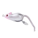 Topwater Mouse Fishing Lure 4.5cm/1.77in-10.5g/0.37oz Swimbait Wobblers Lure Popper Bass Pike Bait