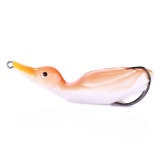 Duck Fishing Lure Ducking Fishing Frog Lure Artificial Bait Duckling 3D Eyes Fishing Baits Bass Carp Pike Fishing 10.5cm/4oz 18.5g/0.65oz