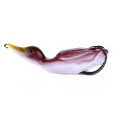 Duck Fishing Lure Ducking Fishing Frog Lure Artificial Bait Duckling 3D Eyes Fishing Baits Bass Carp Pike Fishing 10.5cm/4oz 18.5g/0.65oz