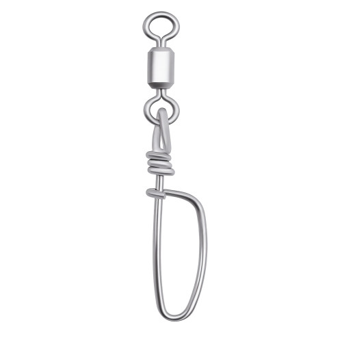 304 Stainless Steel Fishing Swivel with Coast Lock Snap , Saltwater Fishing Tackle