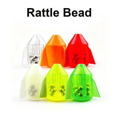 Fishing rattle beads for fishing bait ,stainless steel bead inside