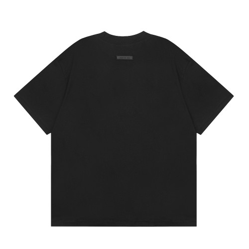 2024 FOG 1:1High Quality  Mini letter printed Black T-shirt