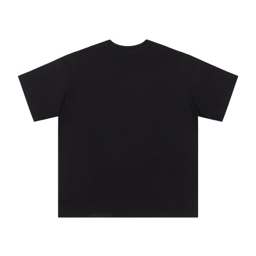 2024 CARHARTT 1:1High Quality Gradient letter printed Black T-shirt