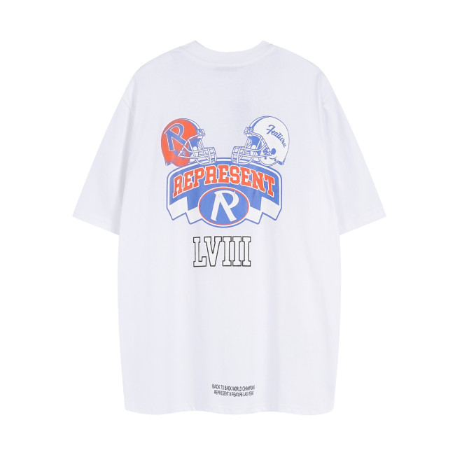 2024 High Quality Baseball Letter Printed White T-shirt