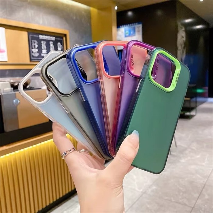Luxury Matte Phone Case For iPhone 16 15 14 X 7g Shockproof Bumper Cases Cover