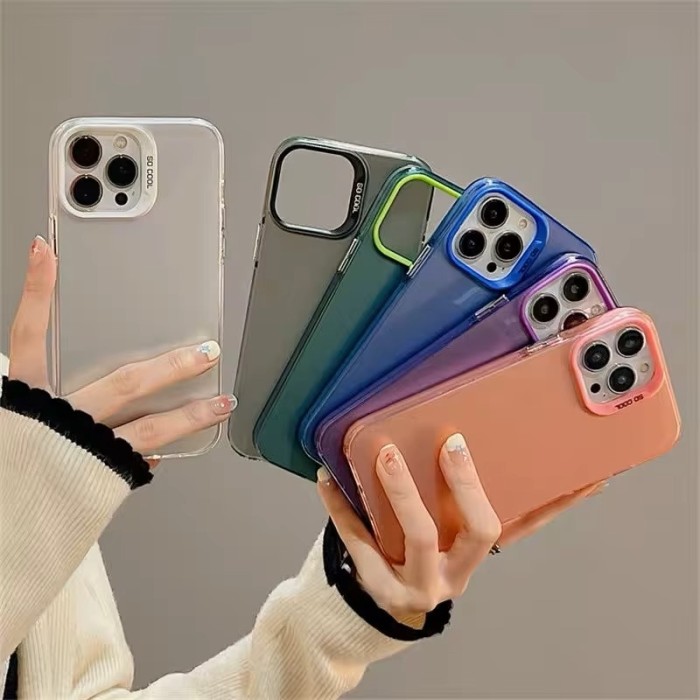 Luxury Matte Phone Case For iPhone 16 15 14 X 7g Shockproof Bumper Cases Cover